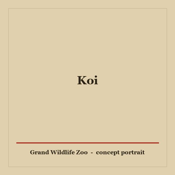 Koi portrait