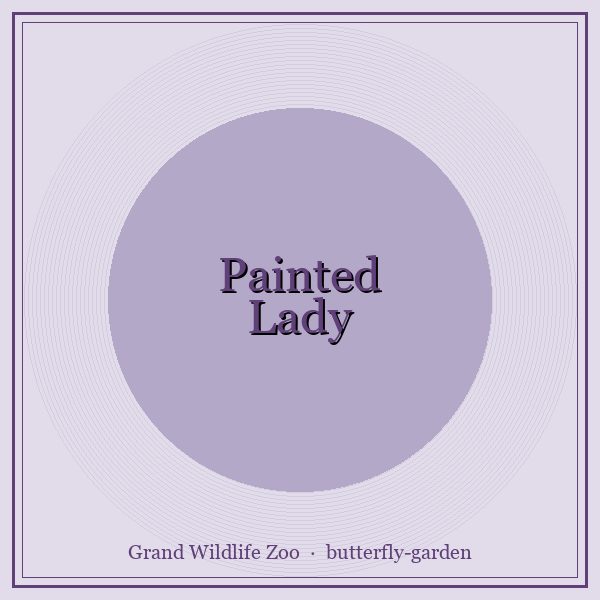 Painted Lady portrait